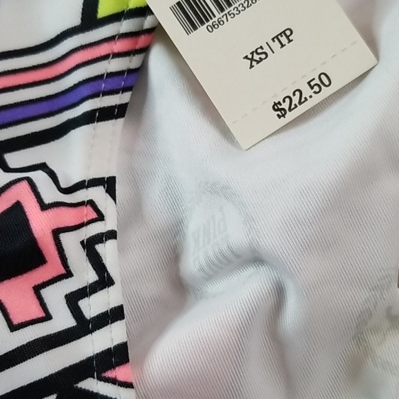 NWT Pink VS Multicolor Bikini Bottom XS - Picture 3 of 3